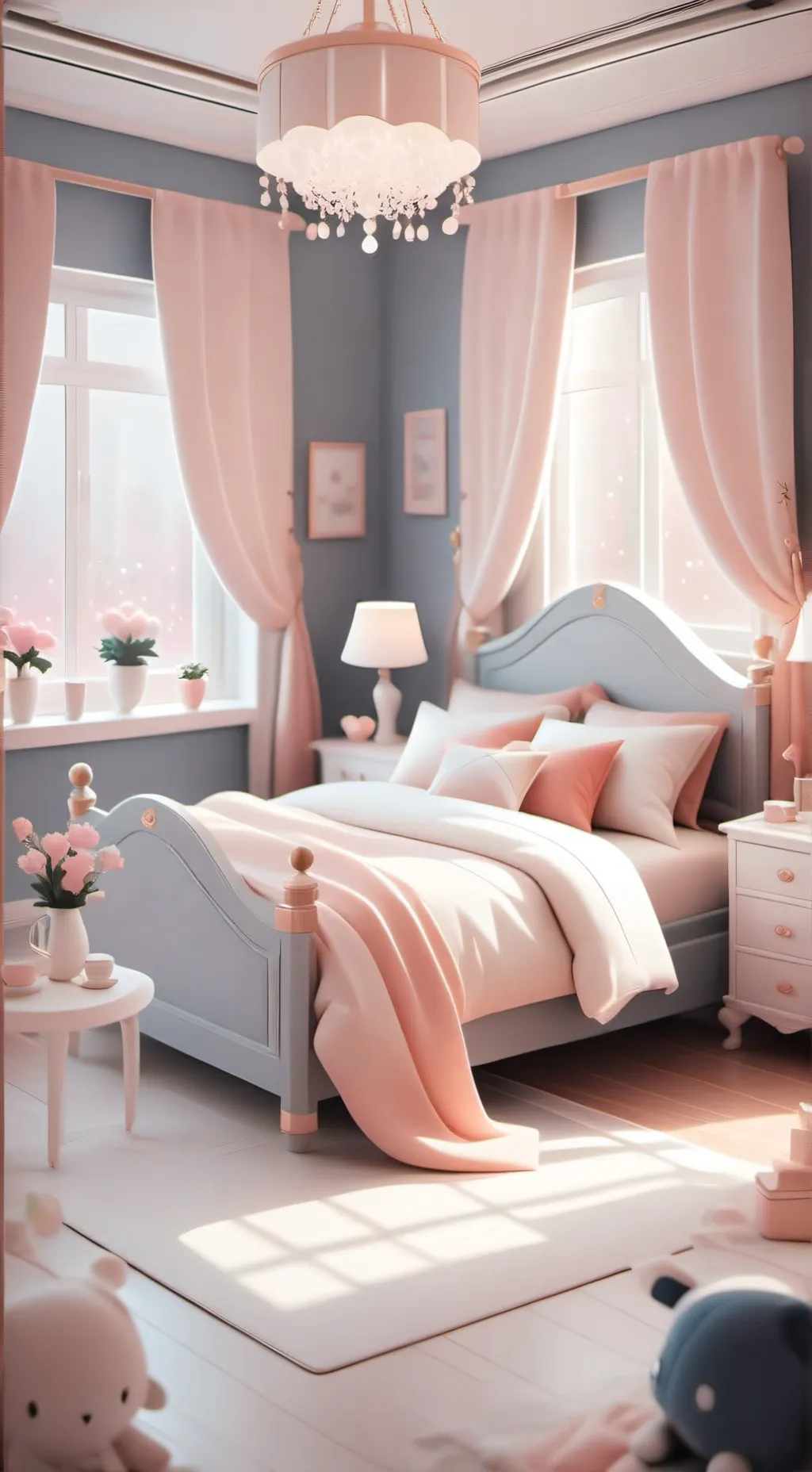 ai character: Sleepover background