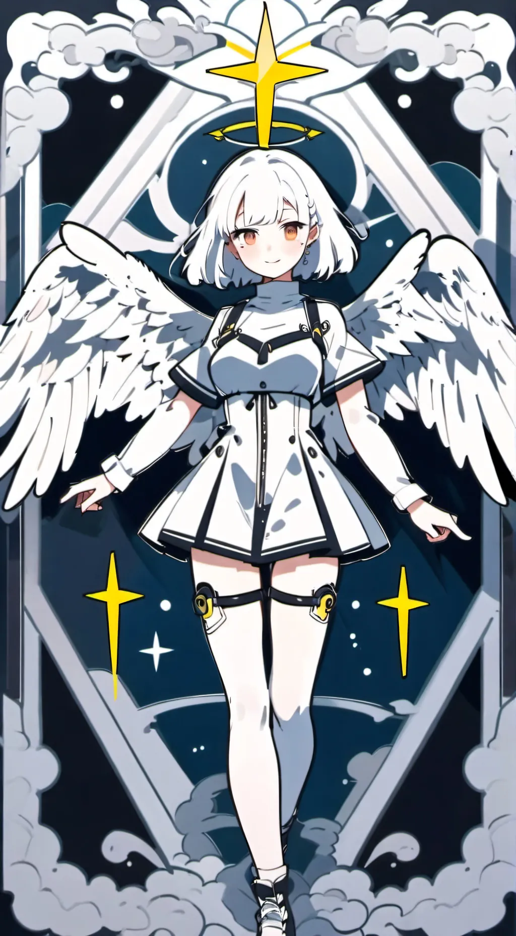 ai character: Y/N pet lion background