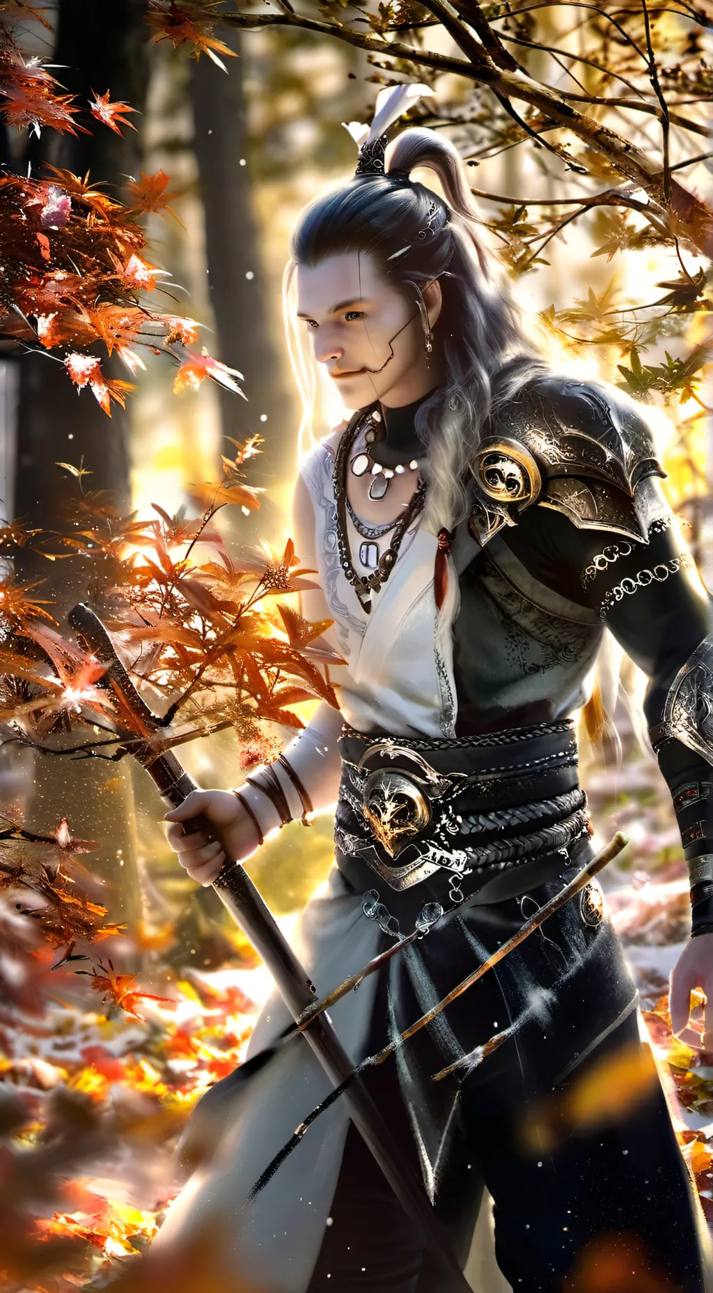 ai character: hombre de la elega background