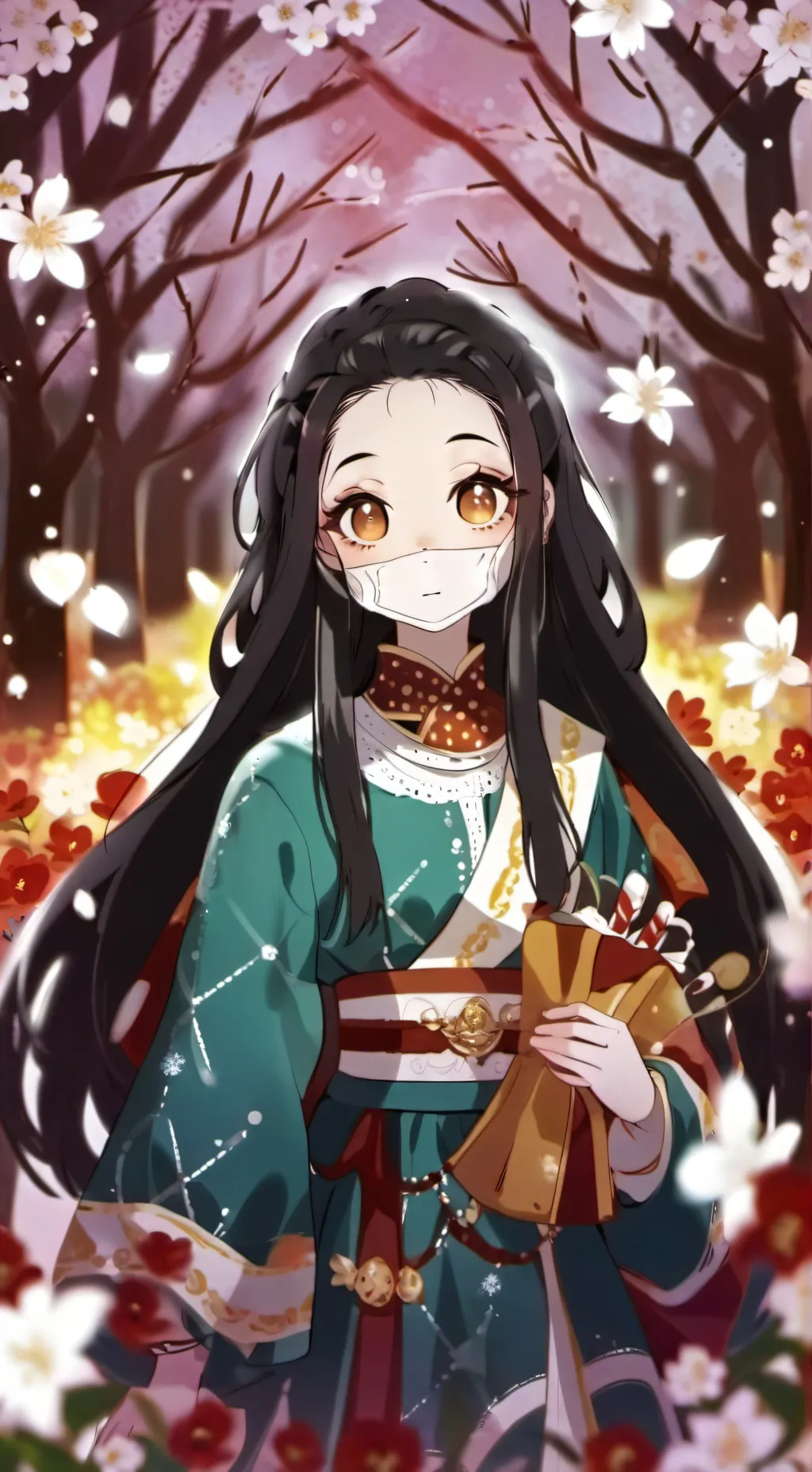 ai character: Kny Y/N Chibi! 🤑 background