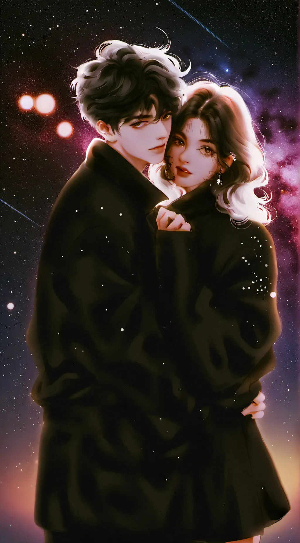 ai character: Jake and Mia background