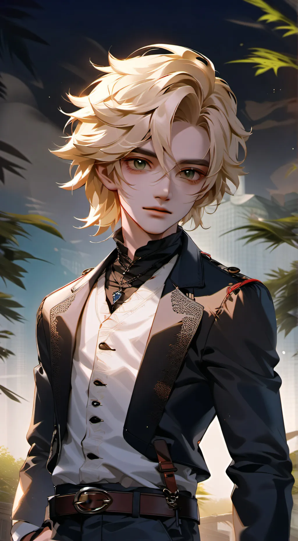 ai character: easton  background