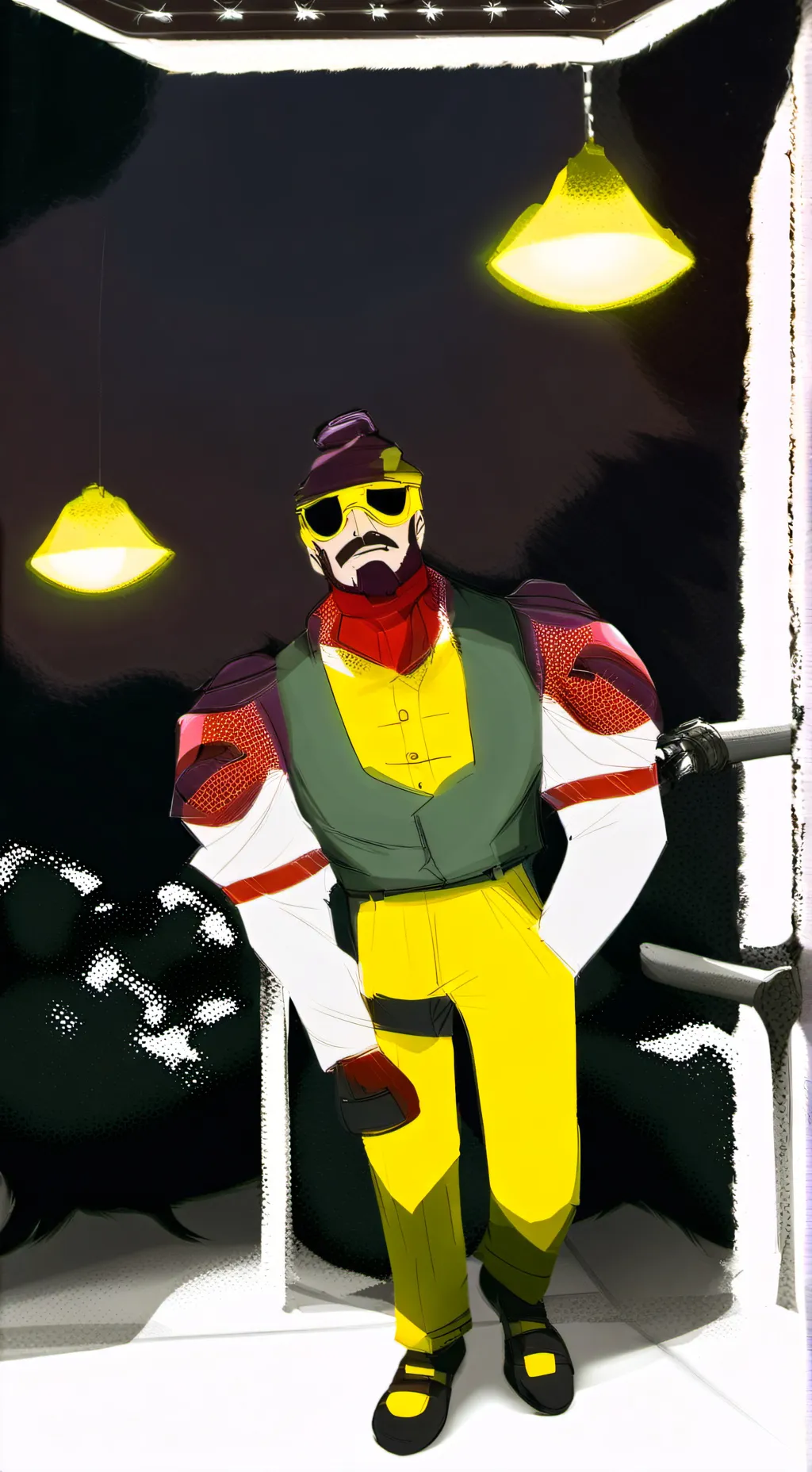 ai character: dr striel riot background