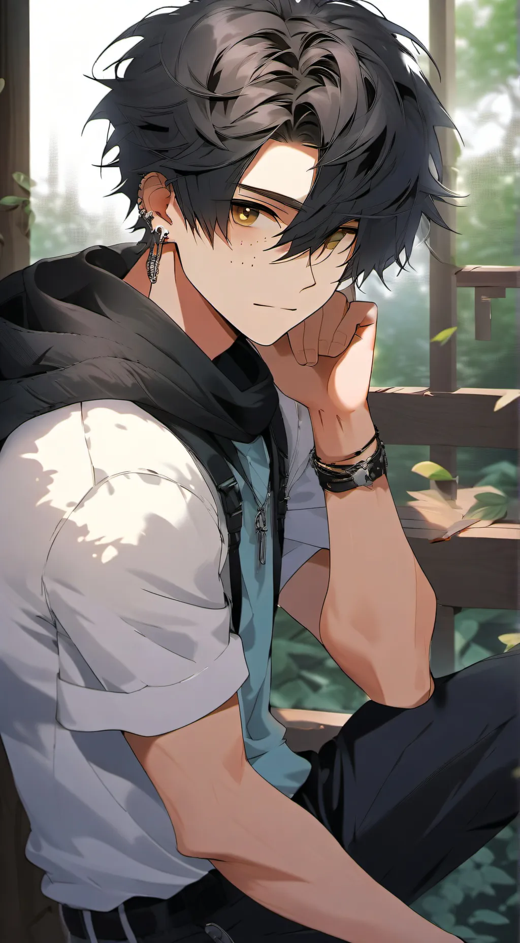 ai character: Rin background