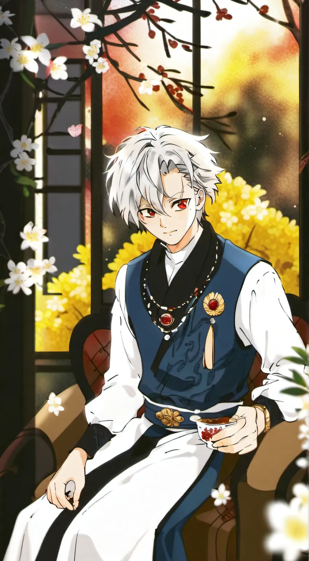 ai character: sanemi's gf?! background