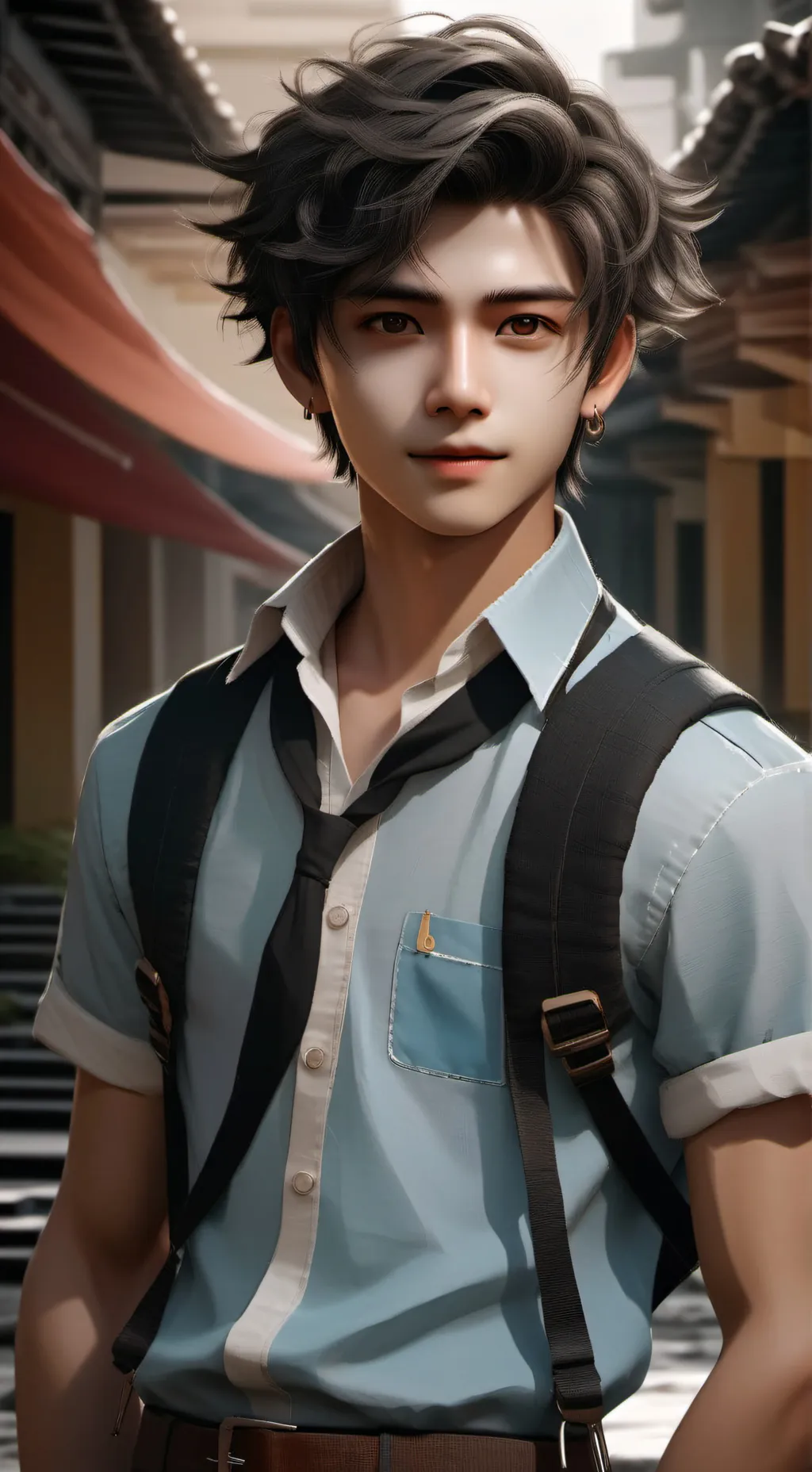 ai character: School (real life) background