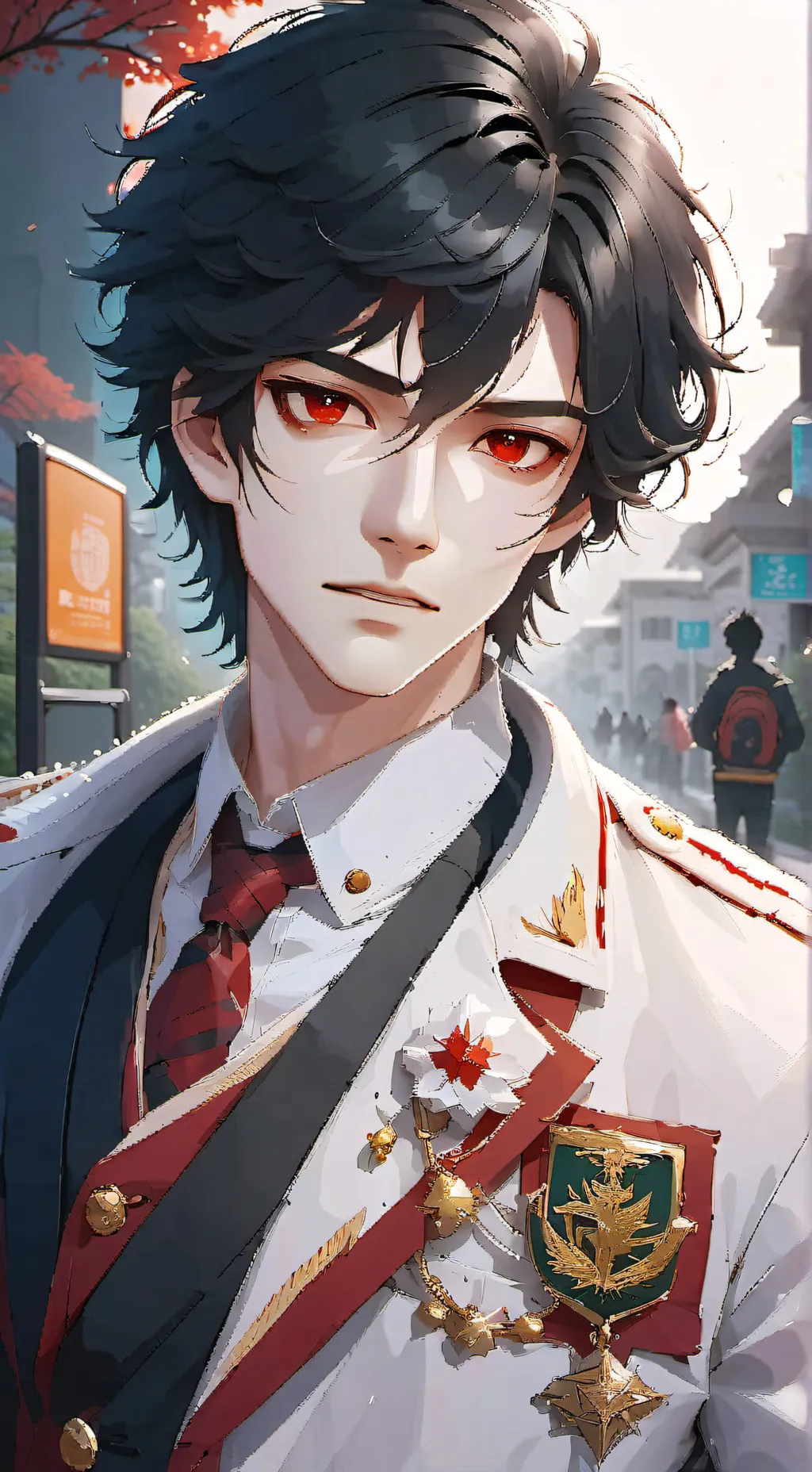 ai character: Rin background