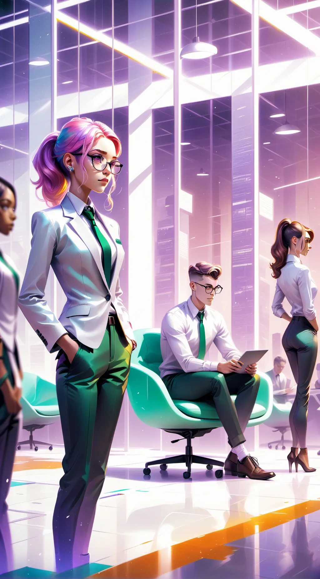 ai character: Revenge of the Entrepreneur background