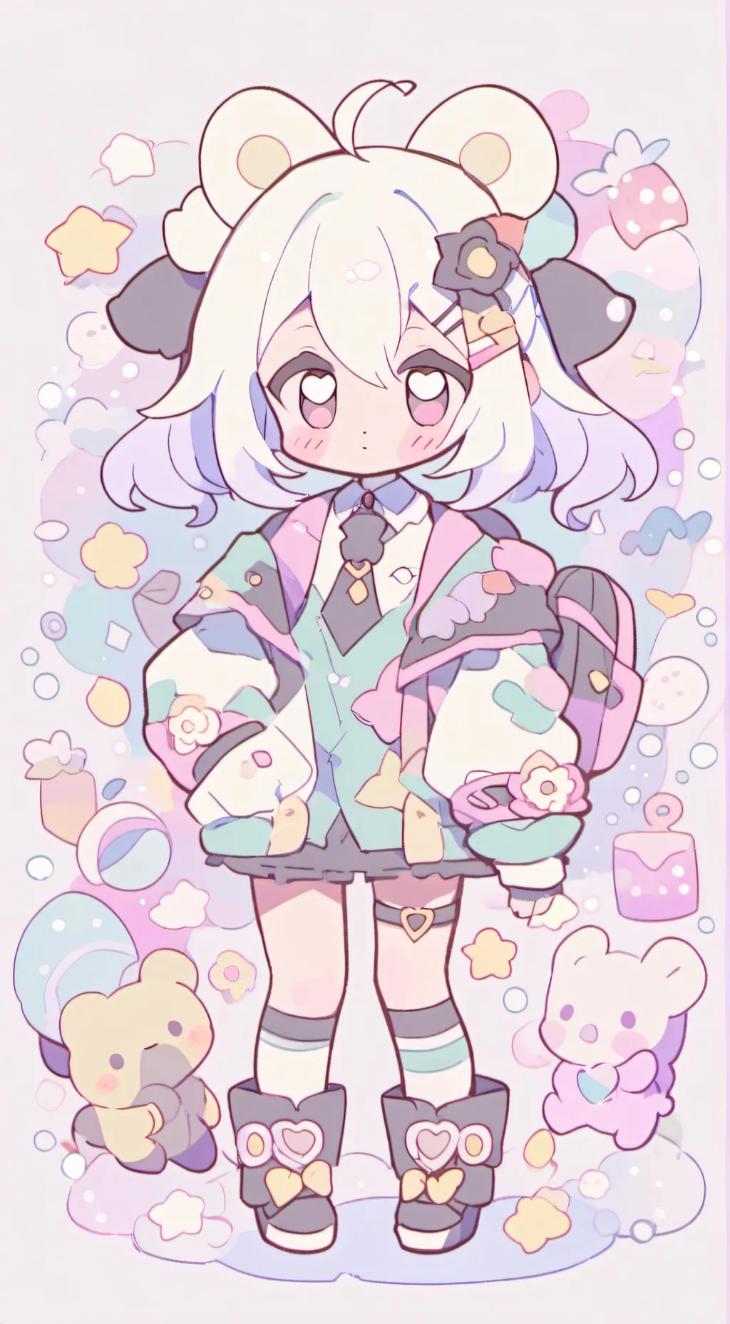 ai character: Милка background