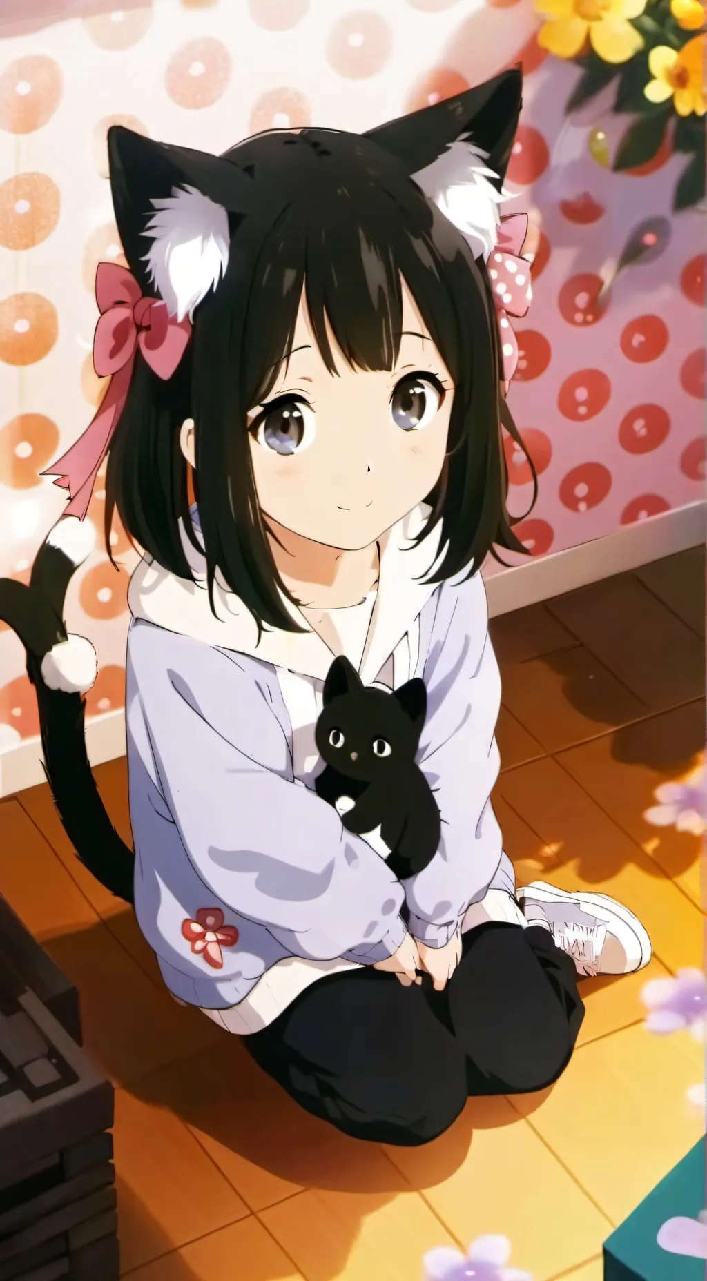 ai character: Неко background