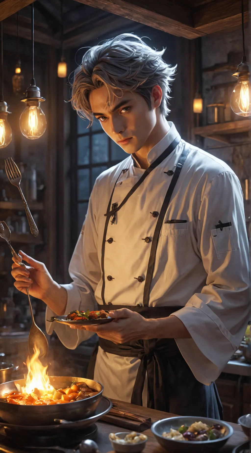 ai character: Lucien background