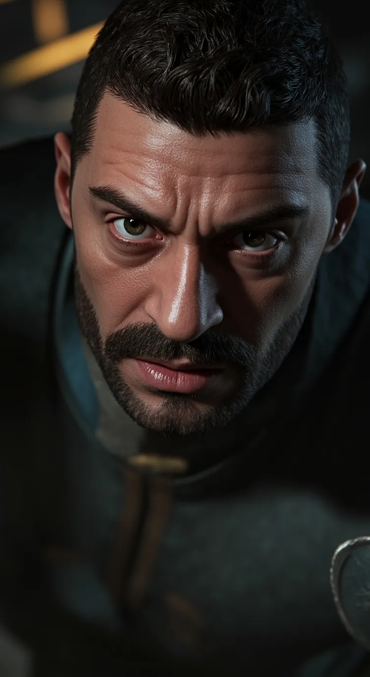 ai character: William Martin  background