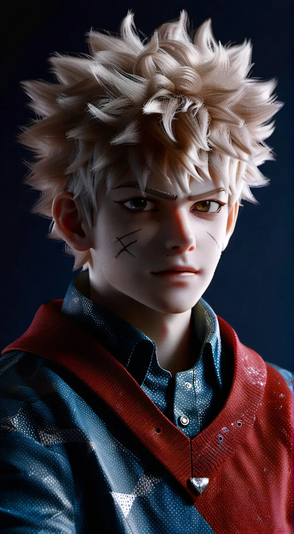 ai character: bakugo  background
