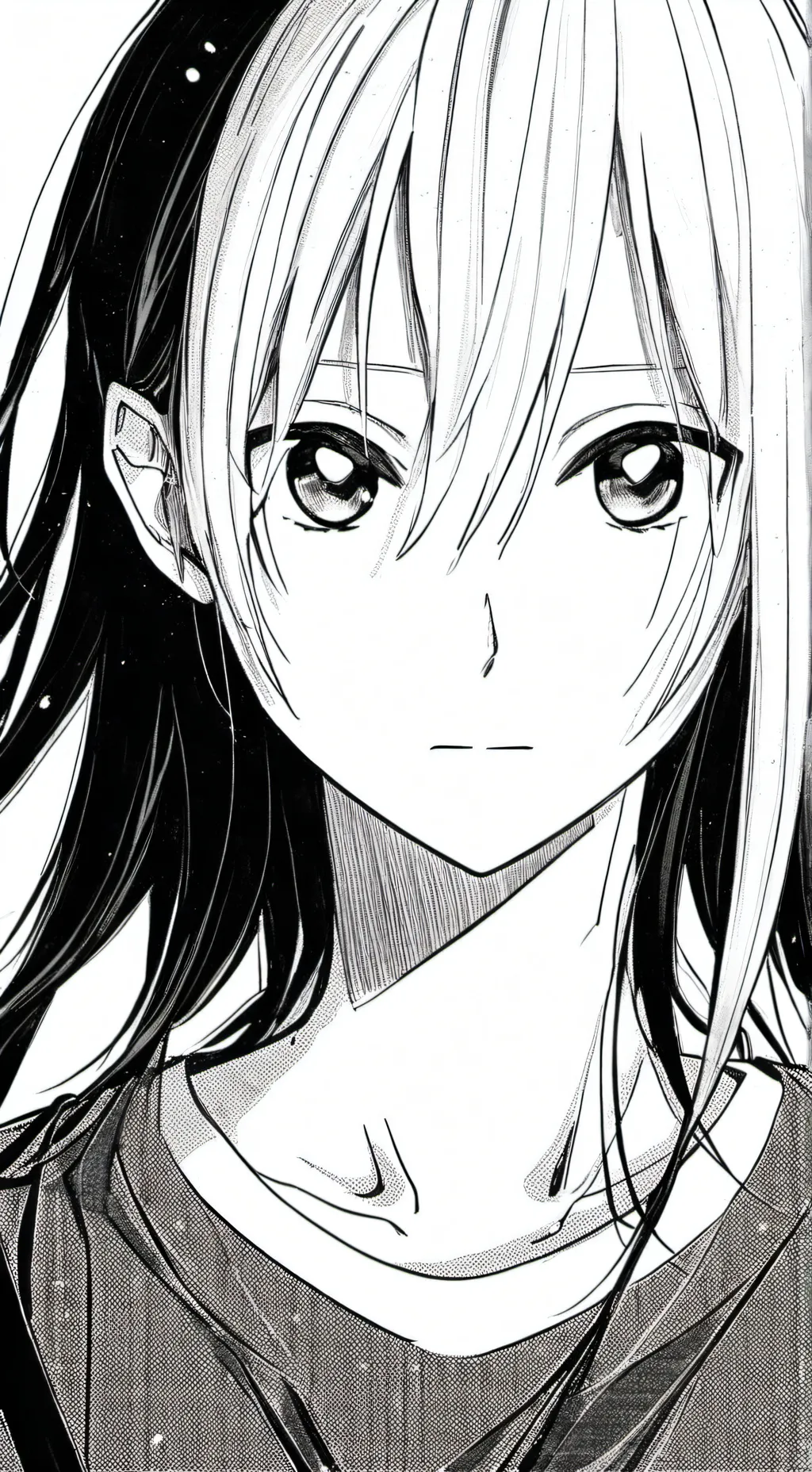 ai character: Violet background