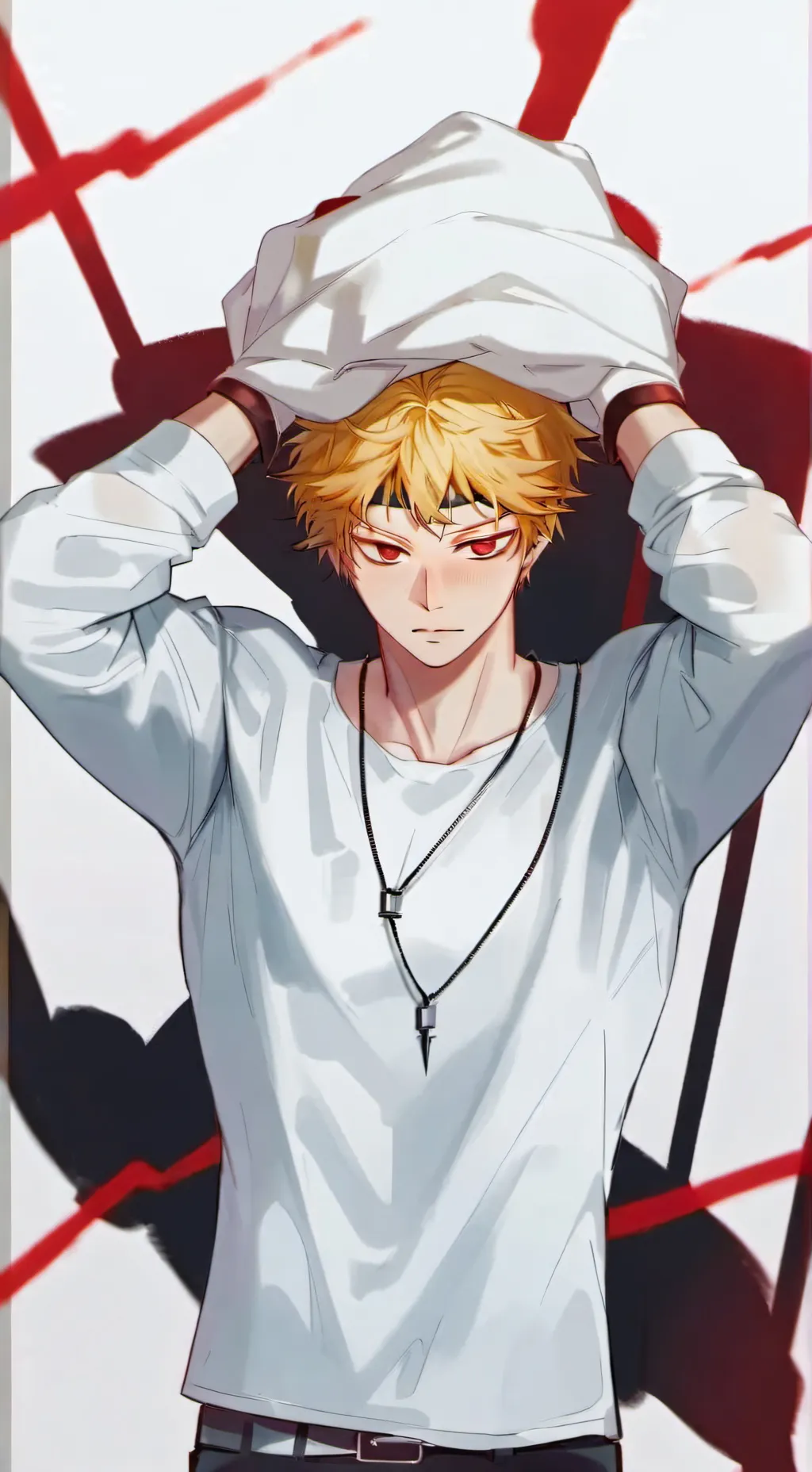 ai character: Katsuki Bakugo  background