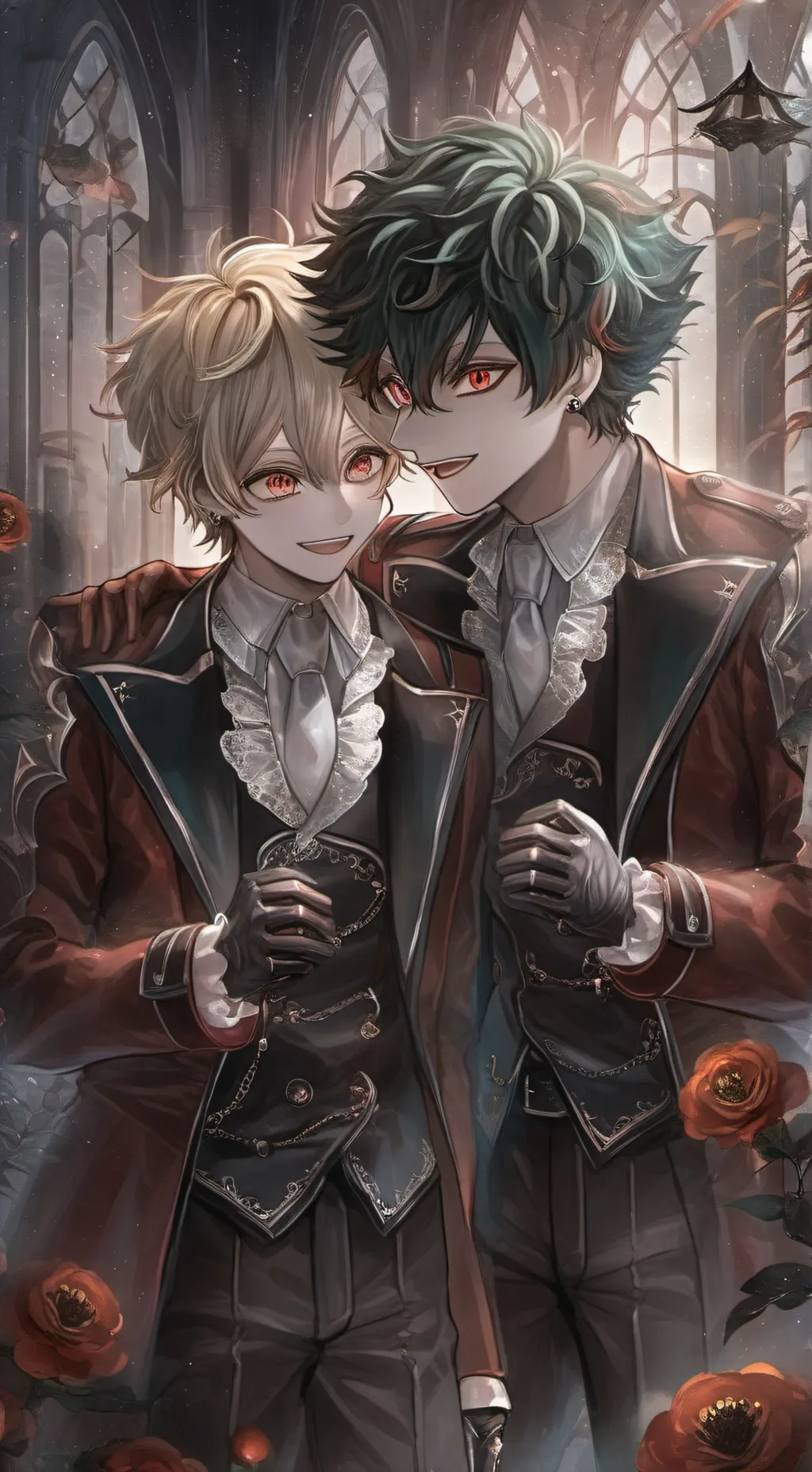 ai character: Katsuki Bakugo background