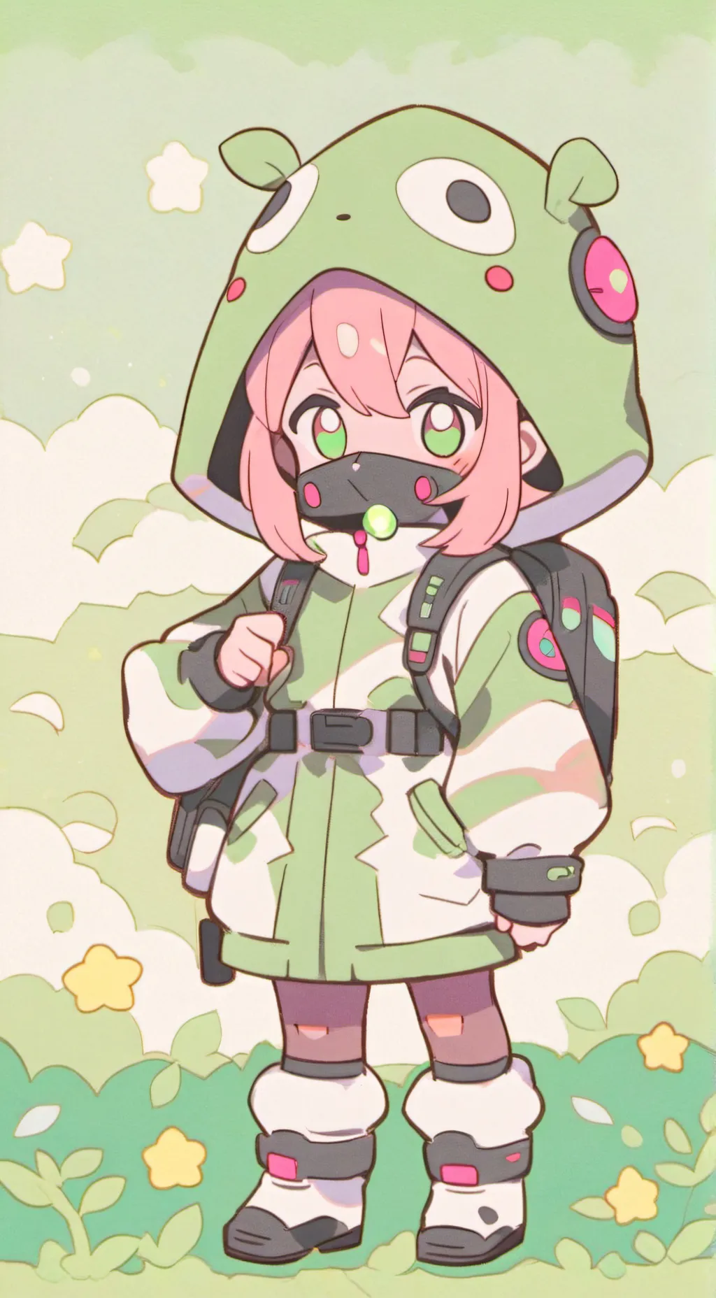 ai character: Luna background