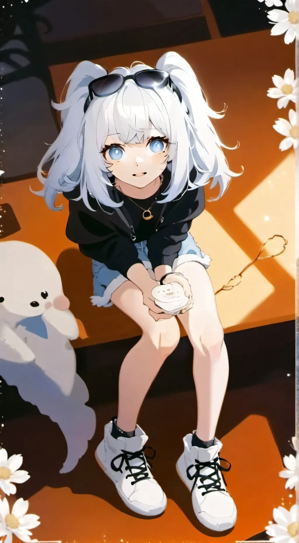 ai character: Zandea White background