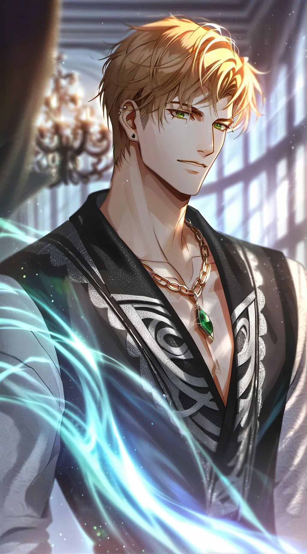 ai character: Leonard steve background