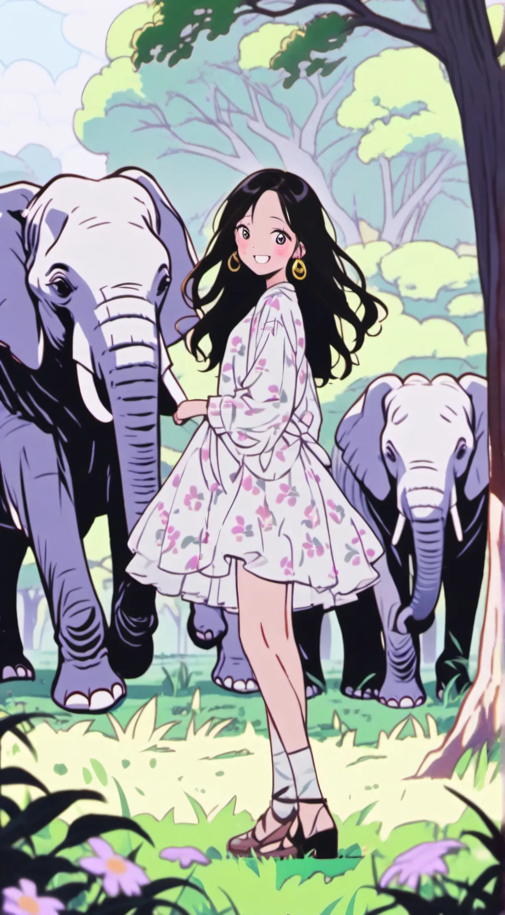 ai character: princesse elef background