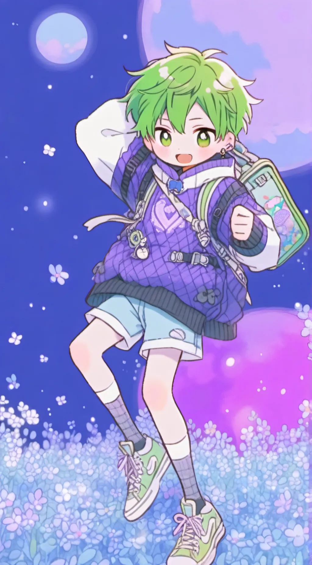 ai character: MHA new student background