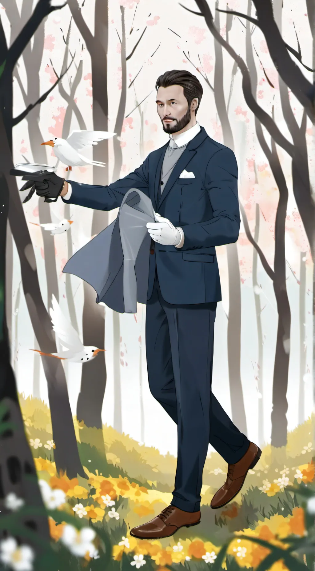 ai character: hawks×dabi background