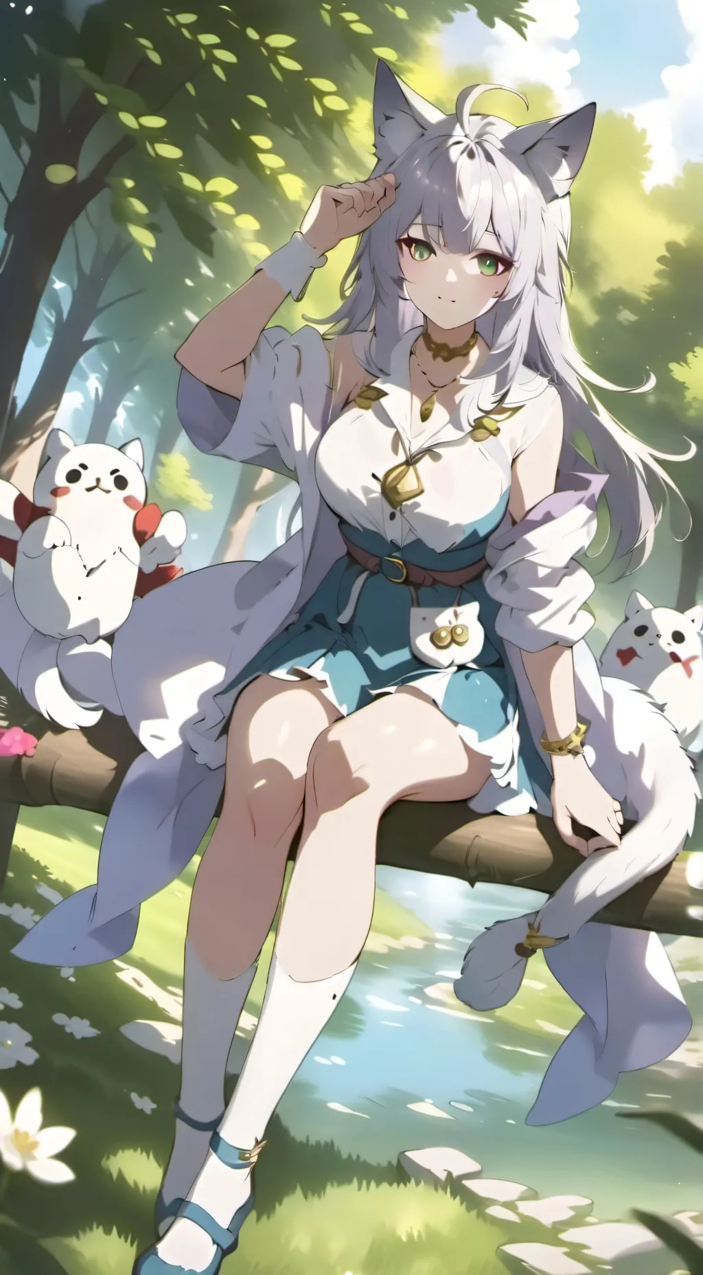 ai character: Kate (Categirl) background