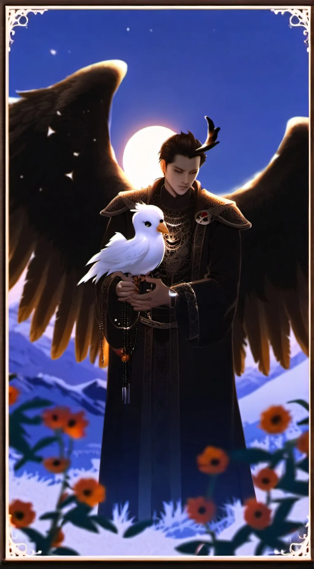 ai character: forsaken x cotl  background