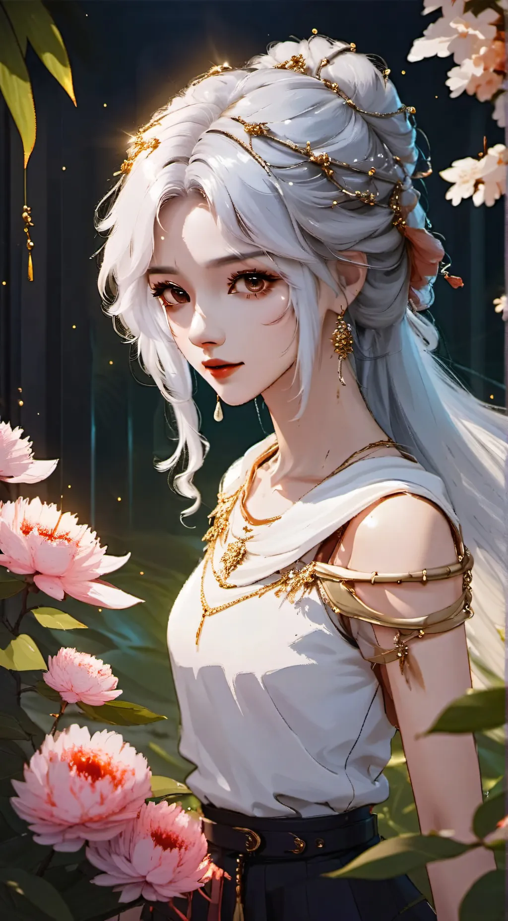 ai character: Luna background