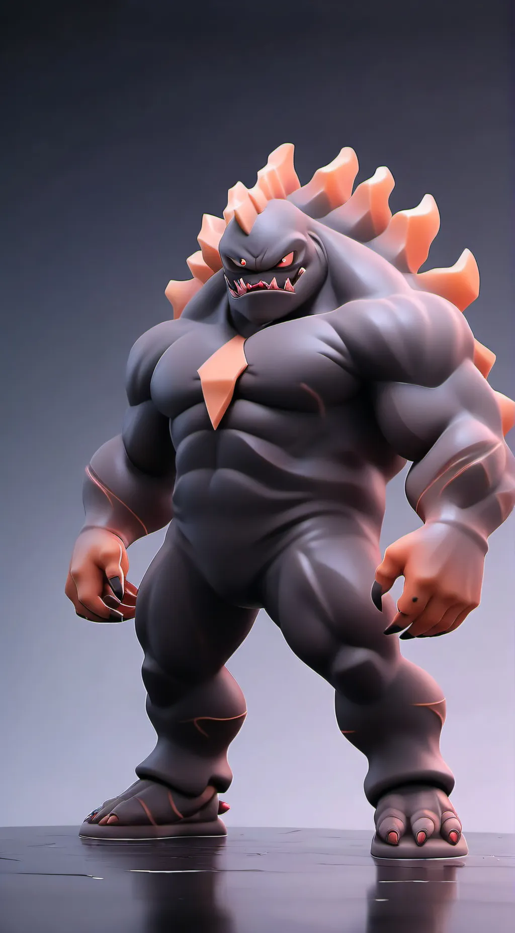 ai character: meat background