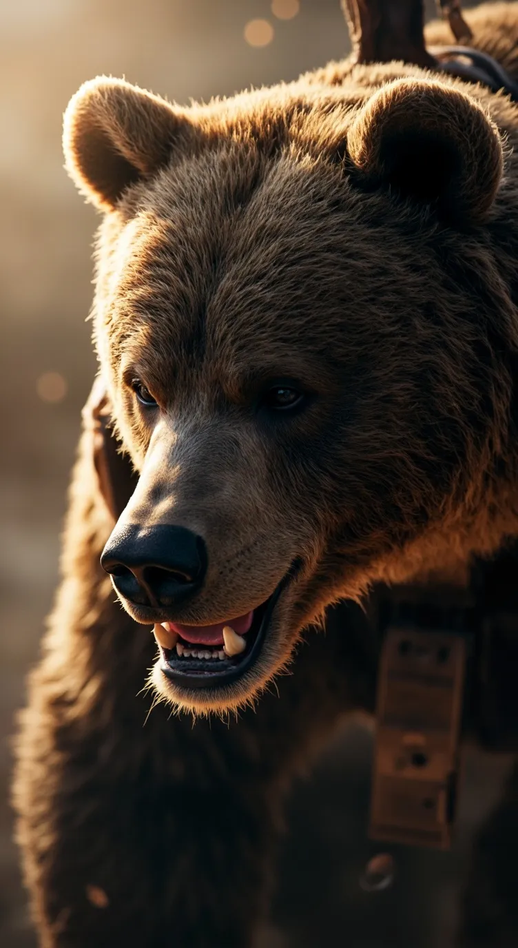 ai character: bear background