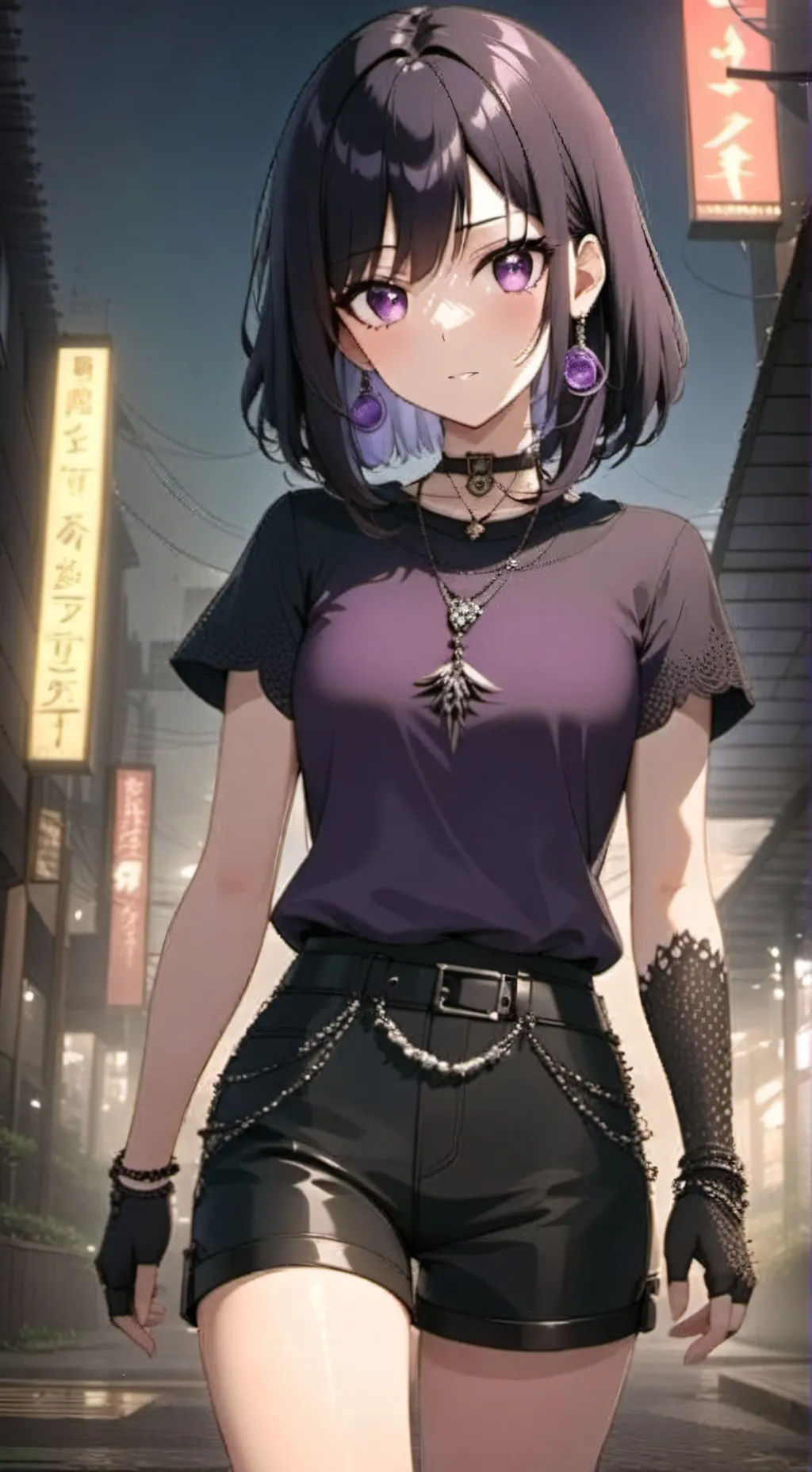 ai character: Amy  background