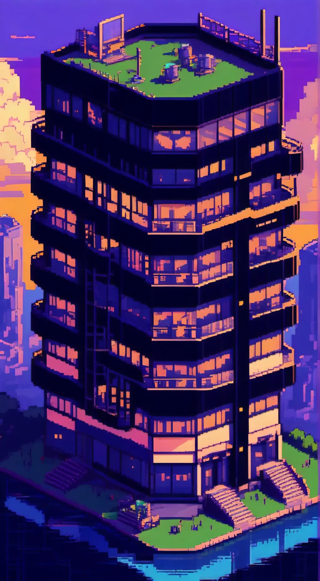 ai character: The Teen Titans RT background