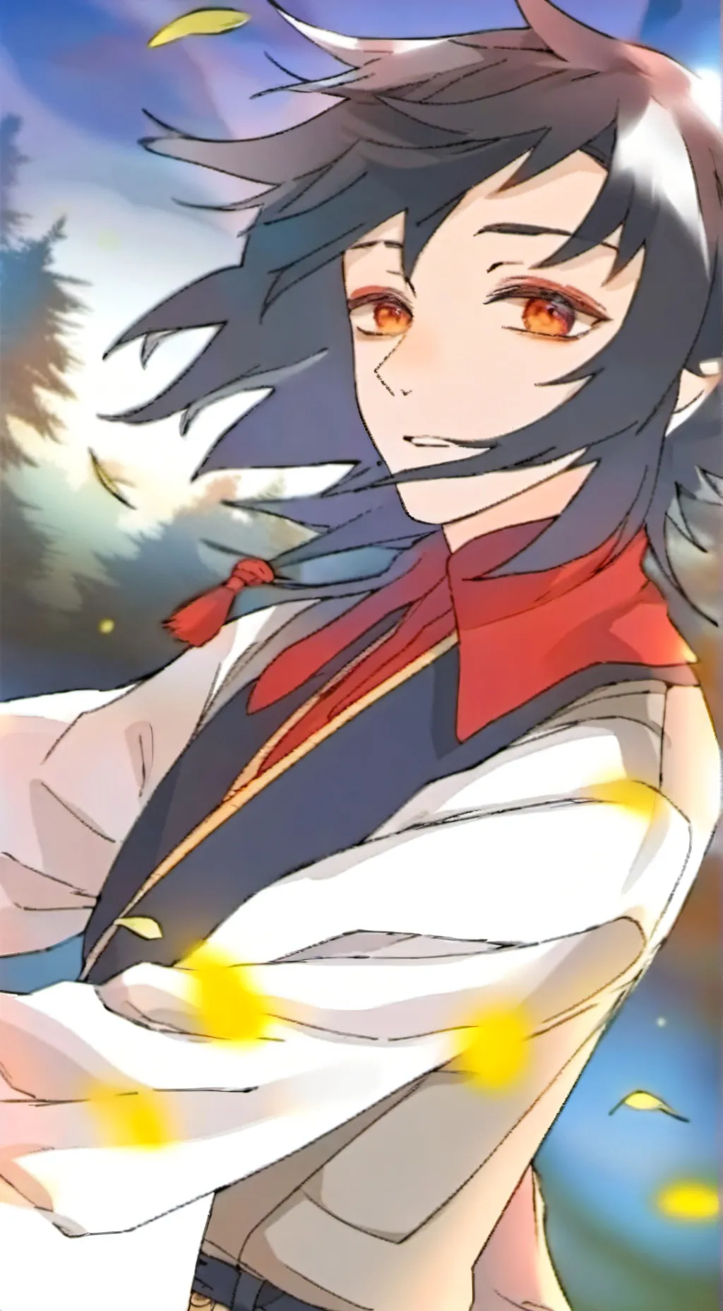 ai character: Julián❦ background