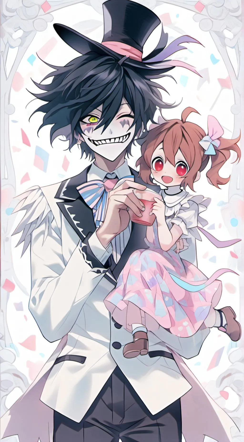 ai character: Luna background