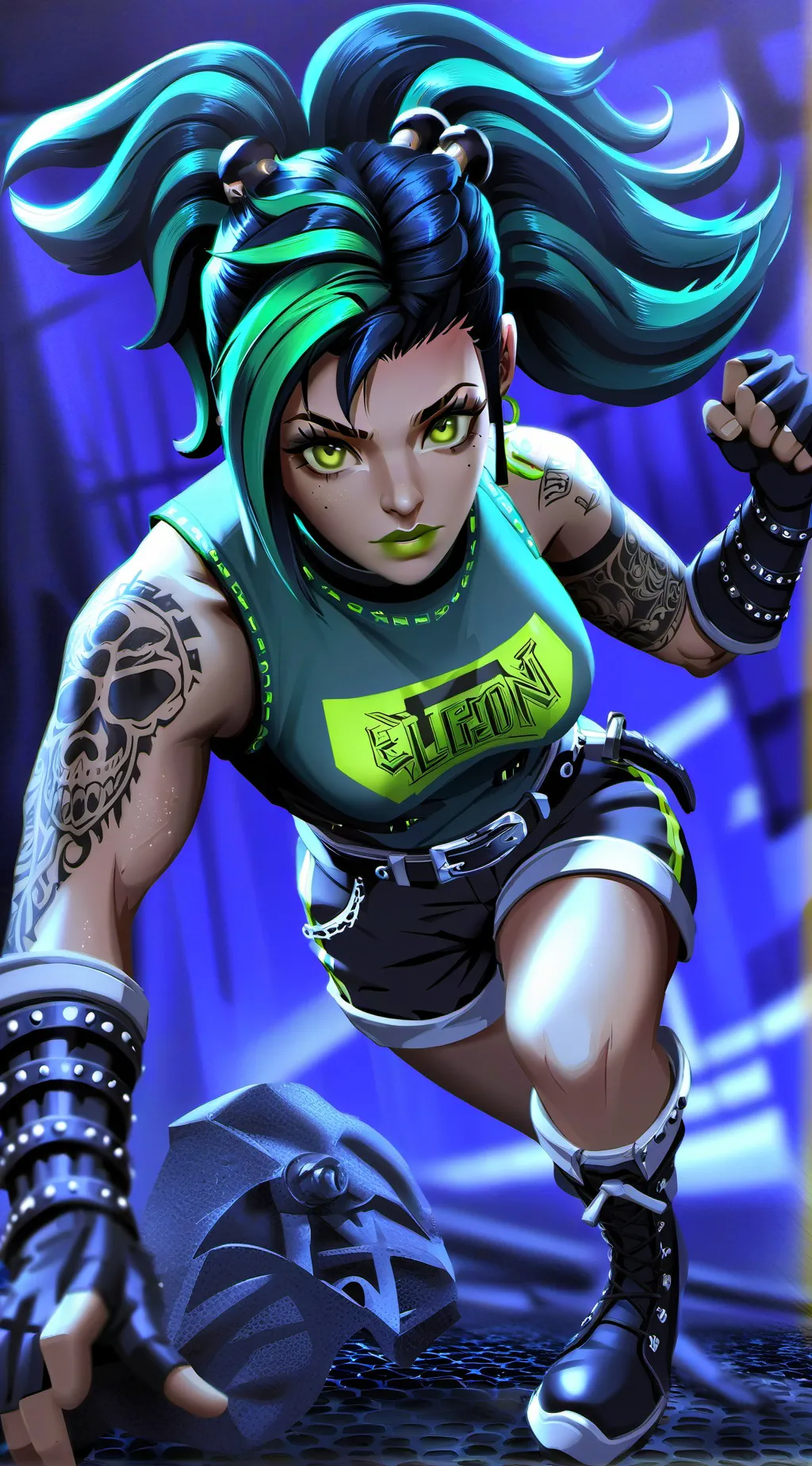 ai character: Nikita Cole background