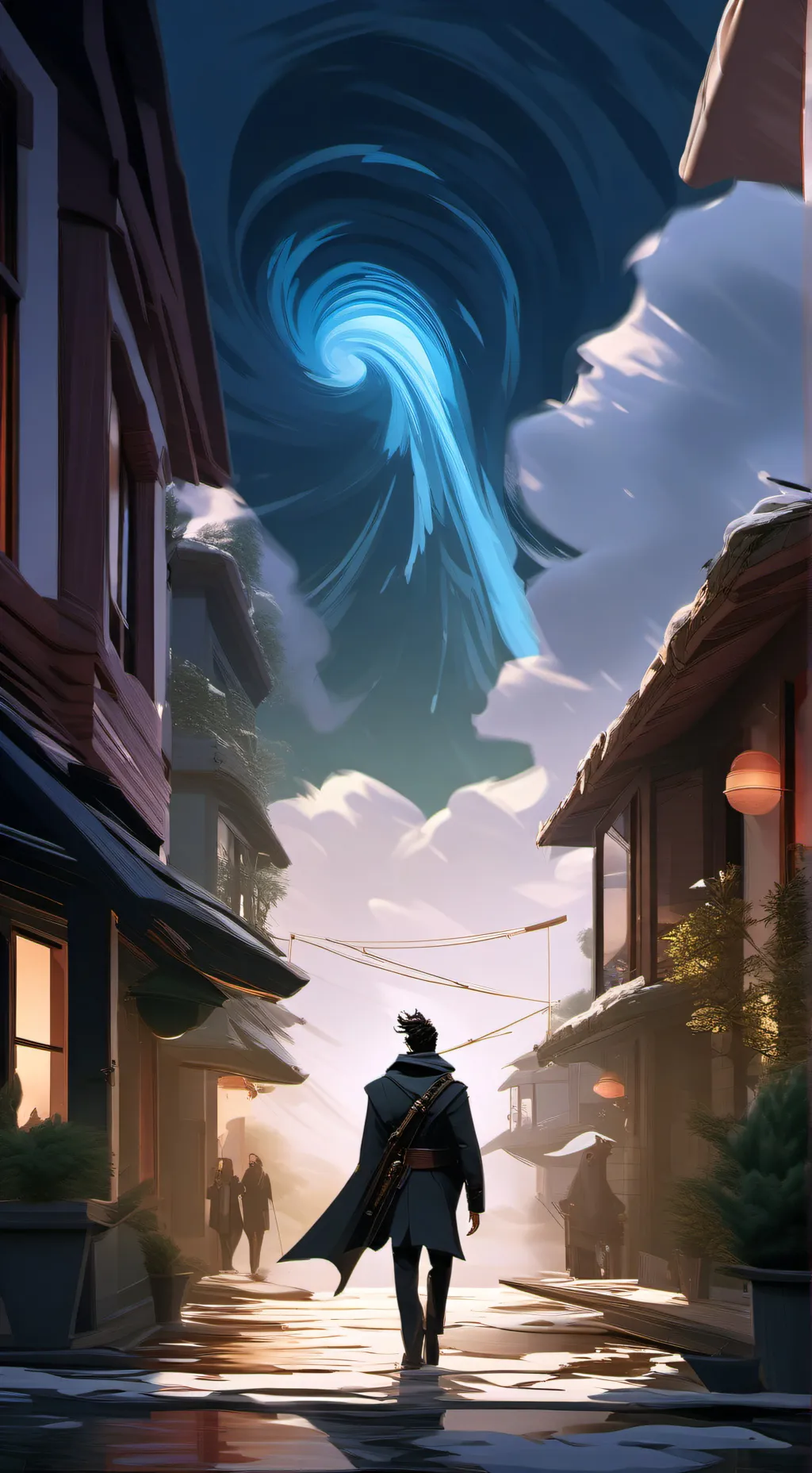 ai character: Dw V.s Tornado background