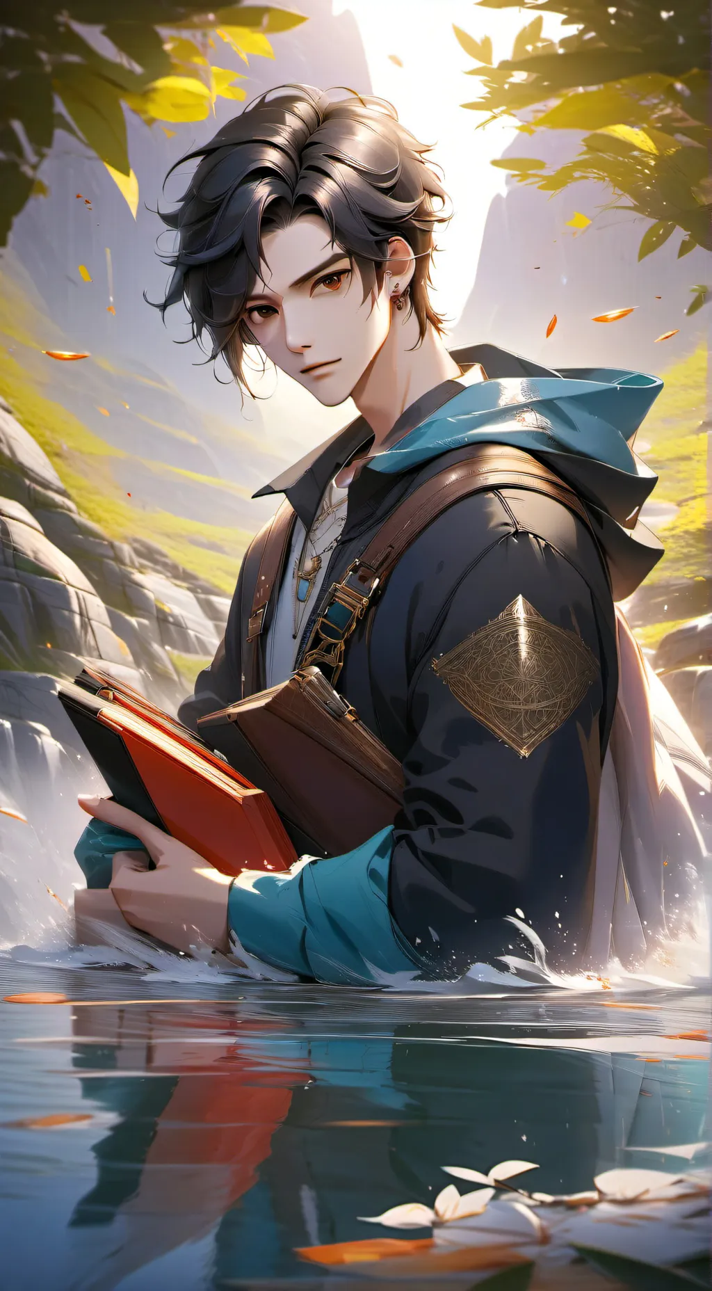 ai character: Адонис background