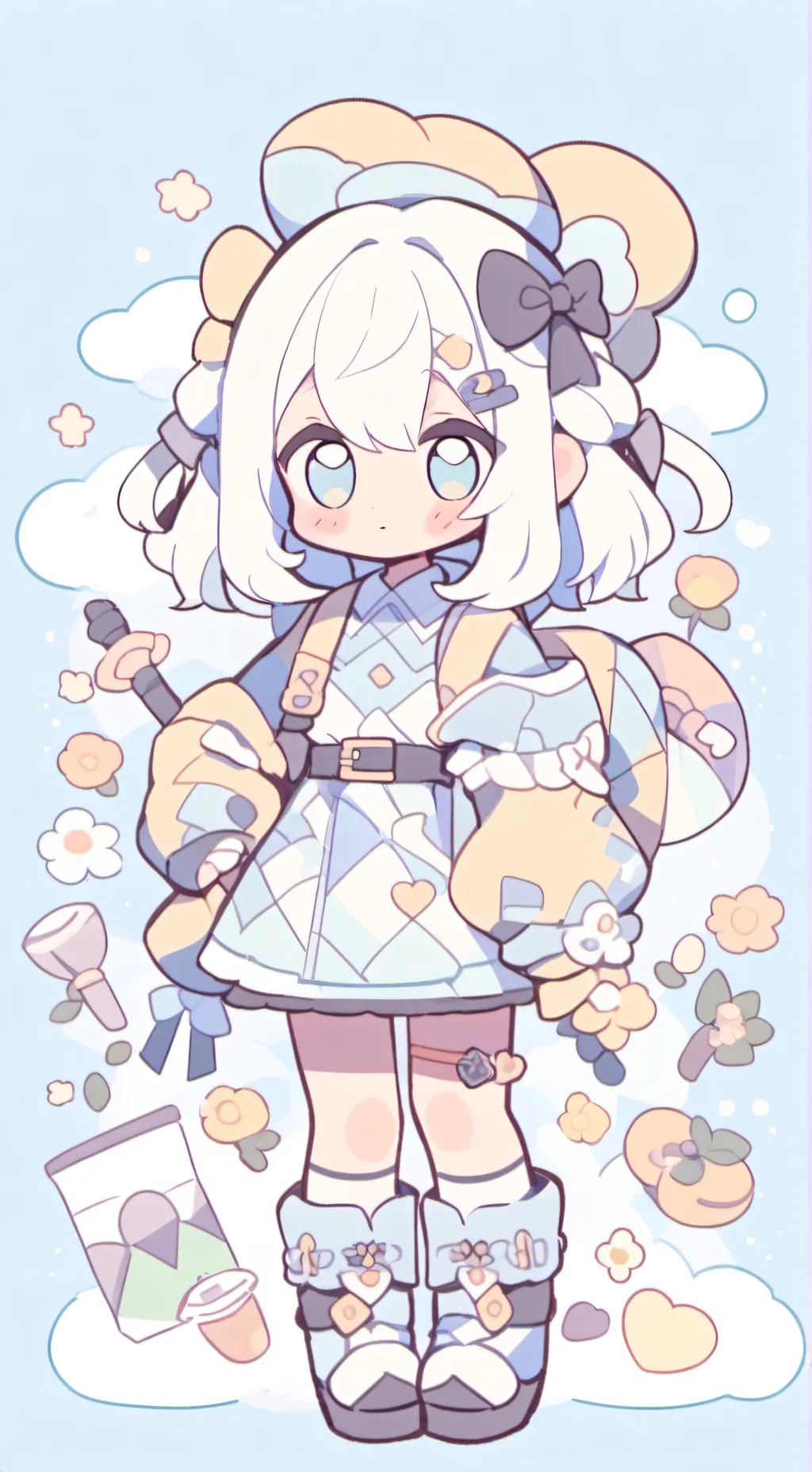 ai character: Roast batte background