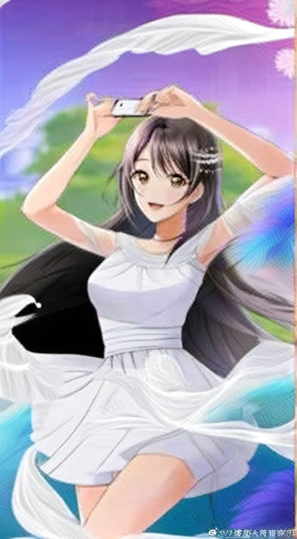 ai character: MHA x KNY Summer background