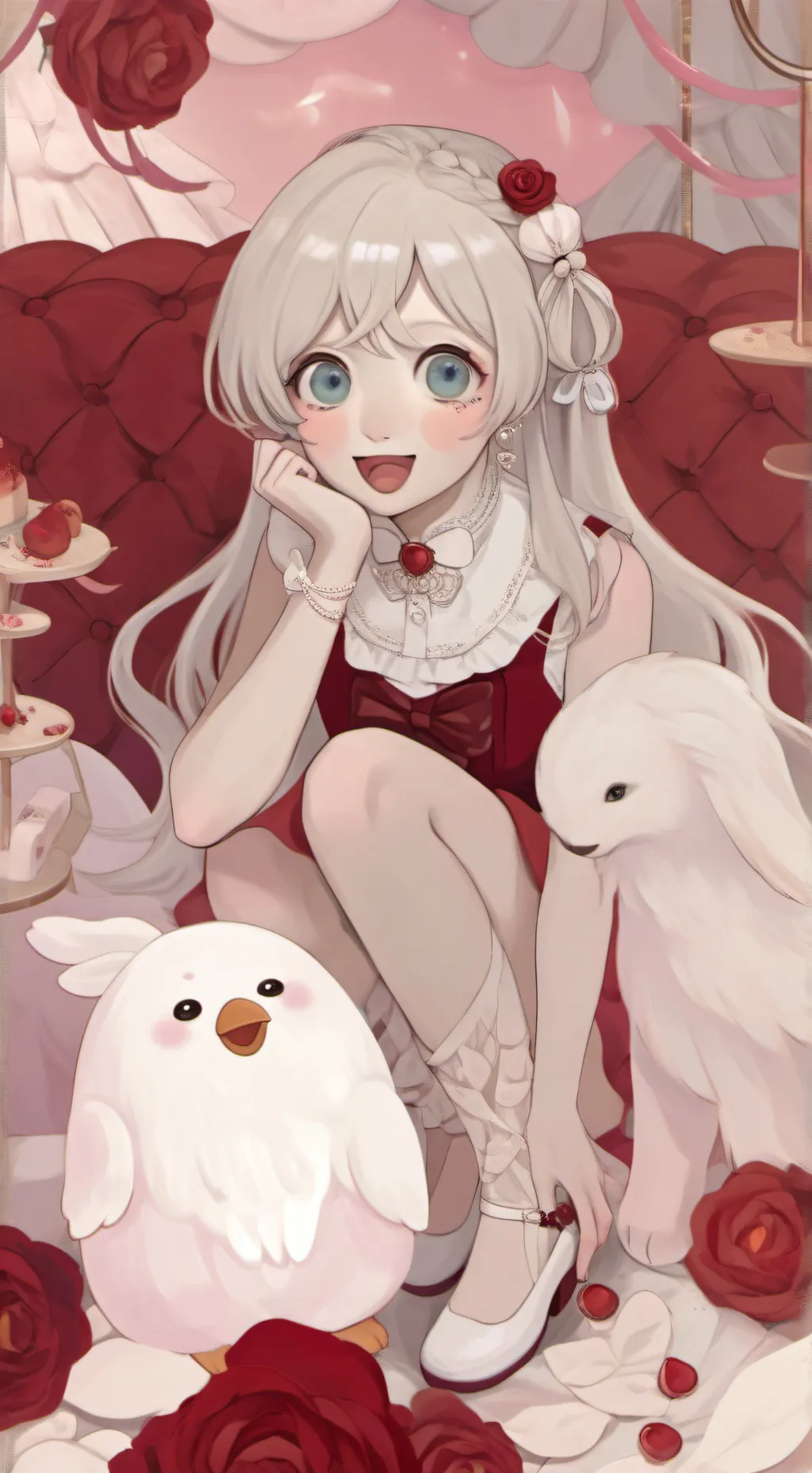 ai character: deku x bakugo background