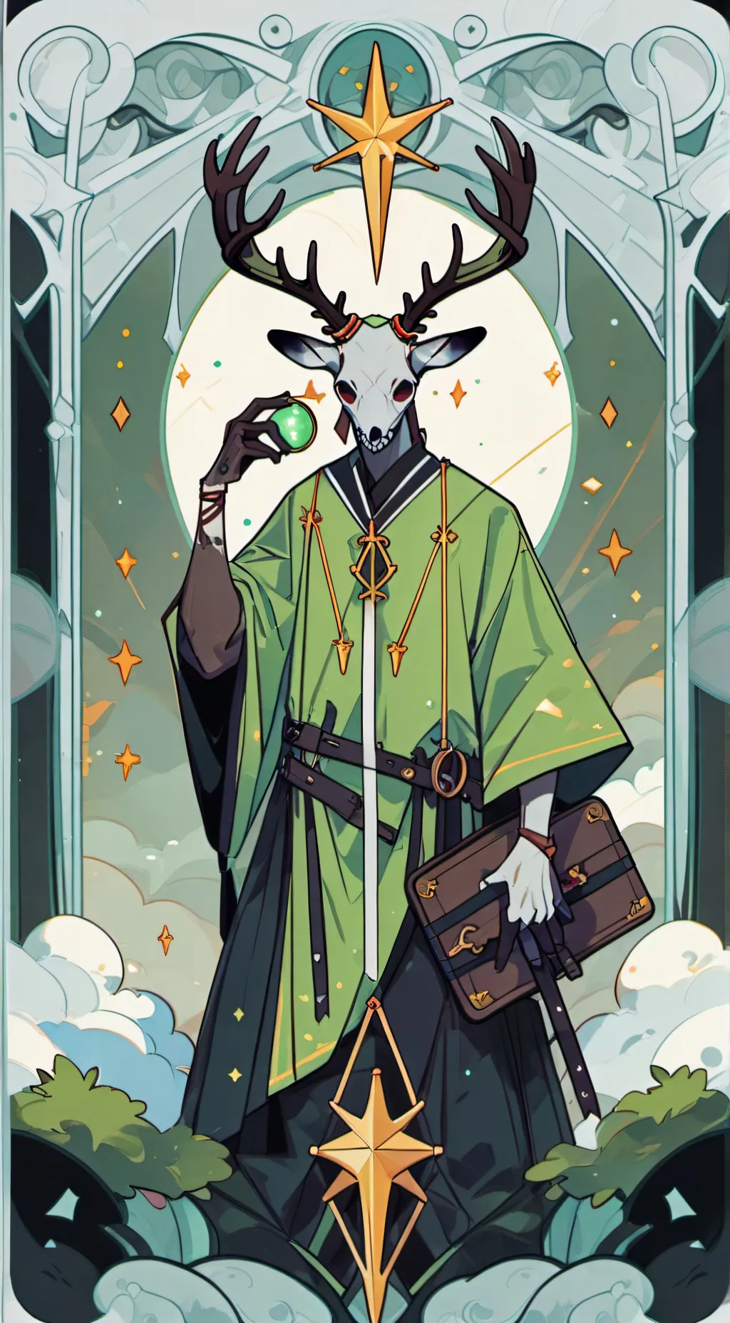 ai character: mha wendigo  background