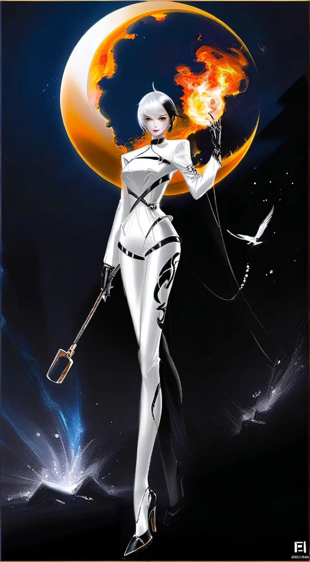 ai character: BurningMilk~ background