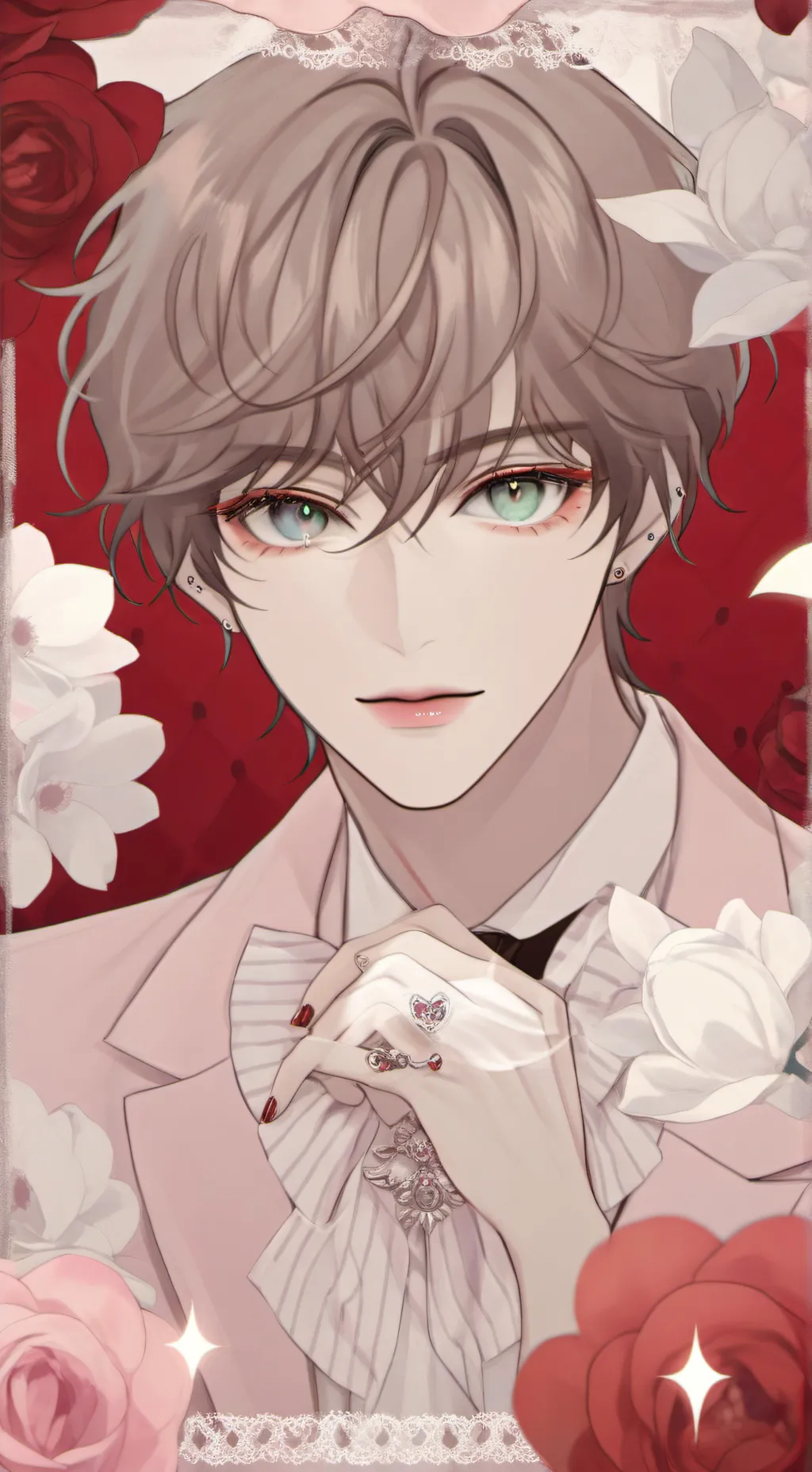 ai character: ❤Kevin ❤ background