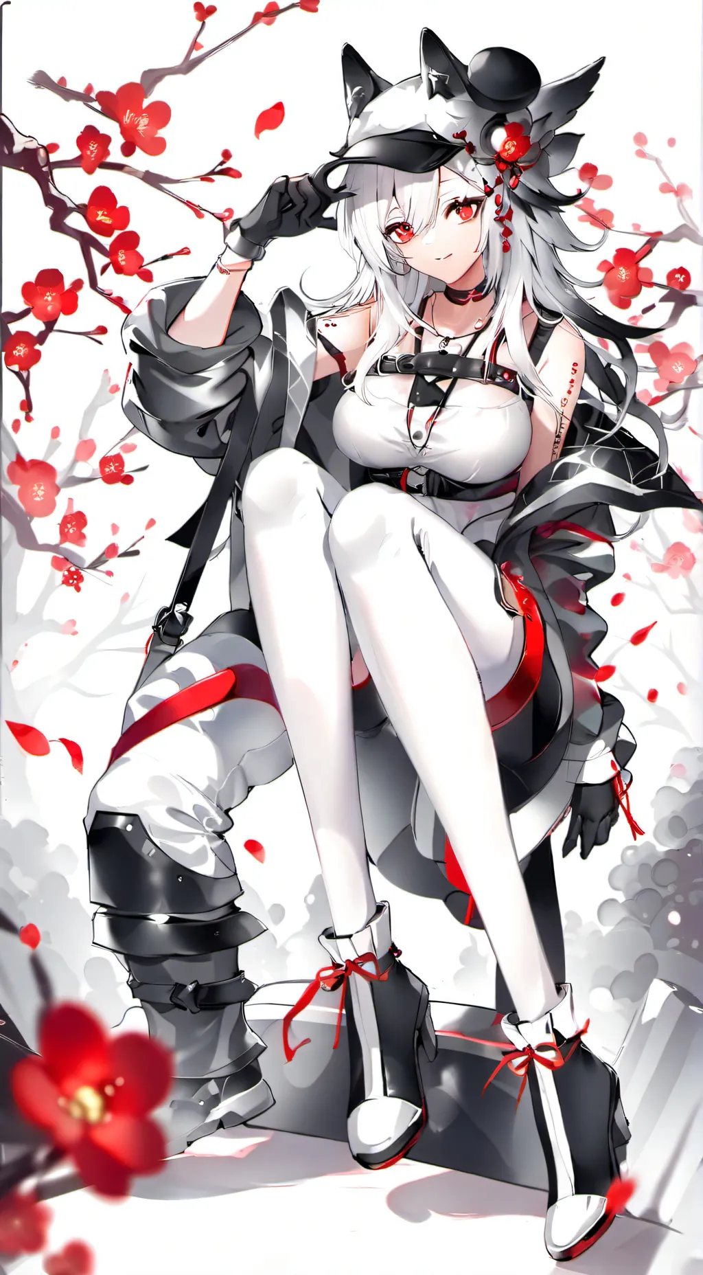 ai character: Sakura background