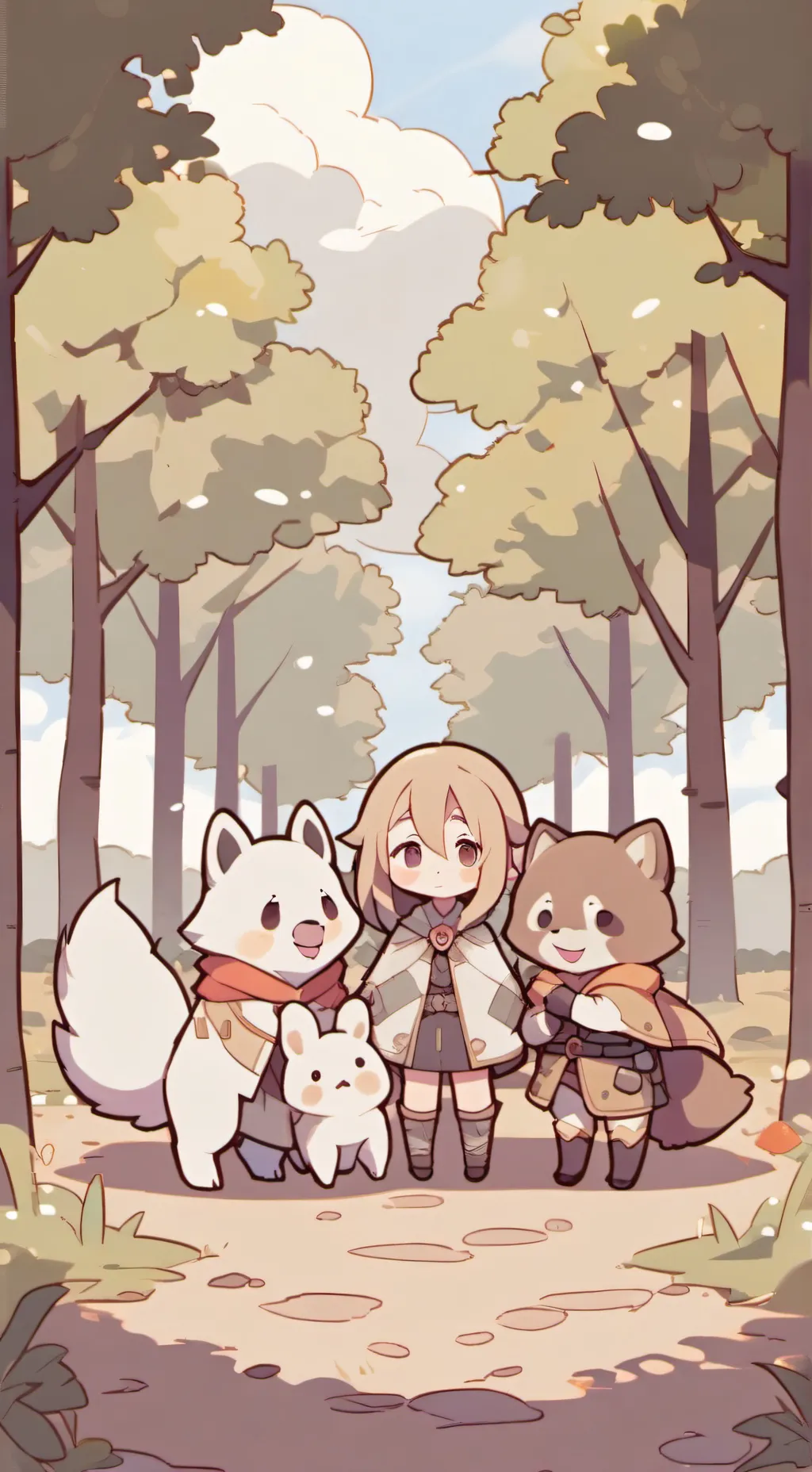 ai character: Luna background