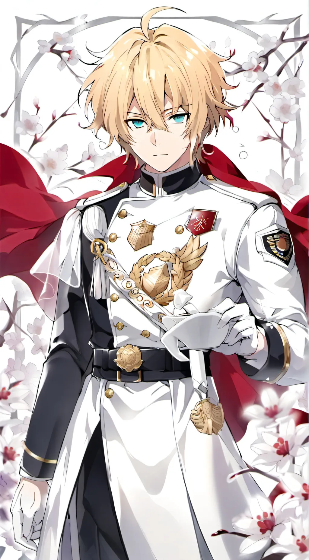 ai character: Mikaela Hyakuya background