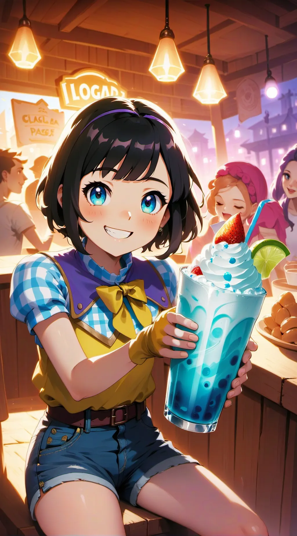 ai character: Fátima  background