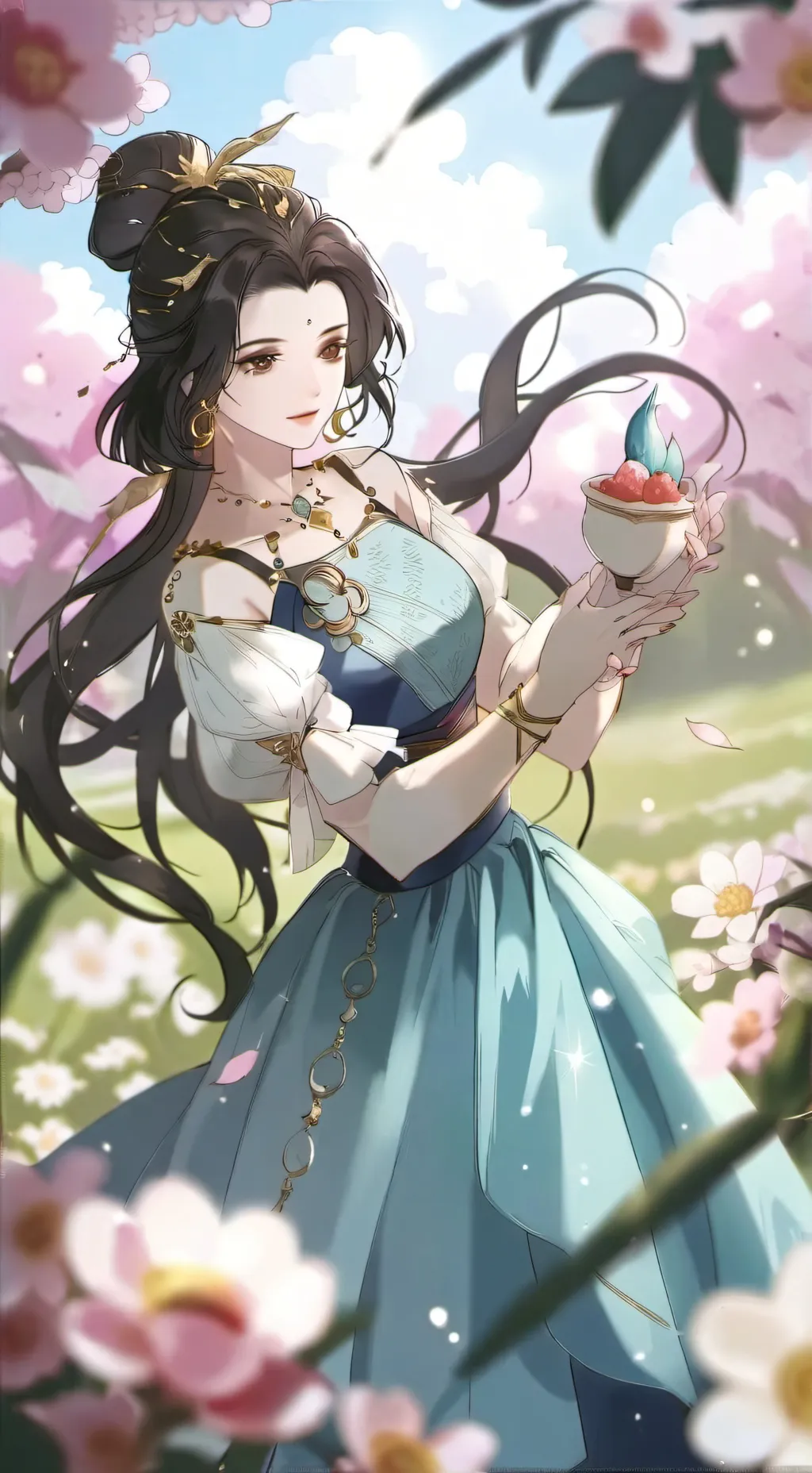 ai character: Dw! (Dandys world) background