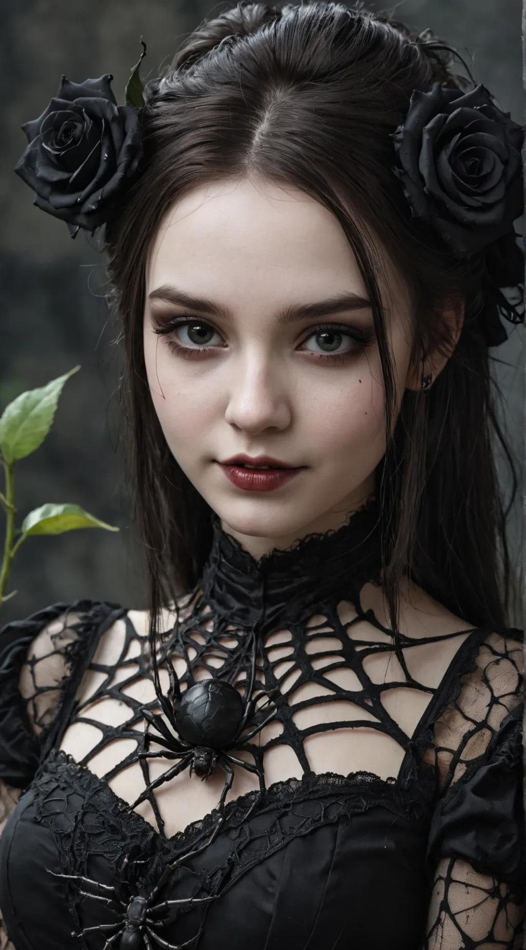 ai character: Wednesday Addams background